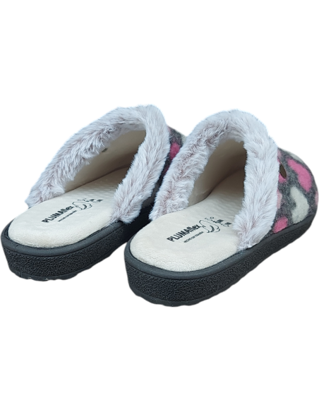 ZAPATILLA DE CASA DESCALZA CORAZONES