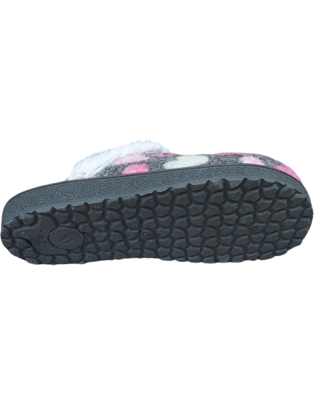 ZAPATILLA DE CASA DESCALZA CORAZONES