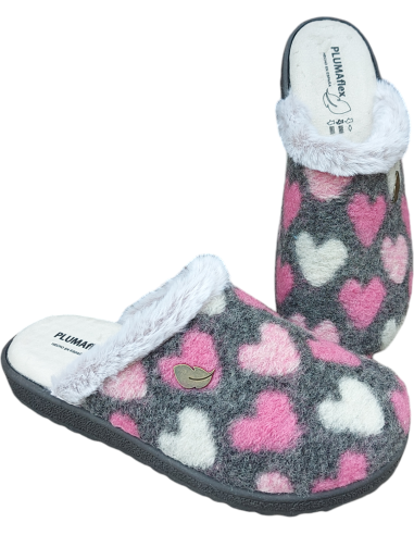 ZAPATILLA DE CASA DESCALZA CORAZONES