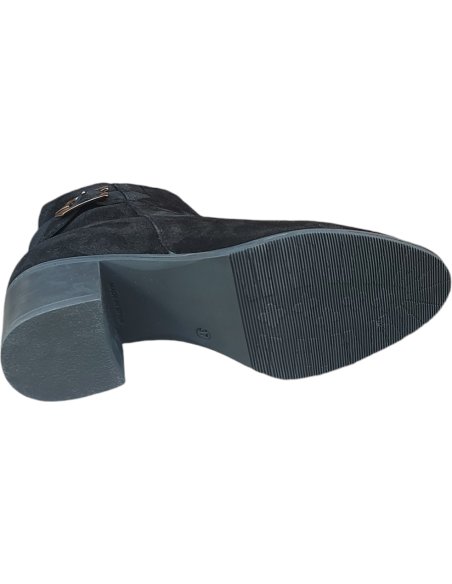 BOTÍN PIEL VUELTA NEGRO HIDROFUGO