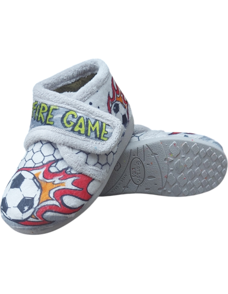 ZAPATILLA GAME FÚTBOL VELCRO