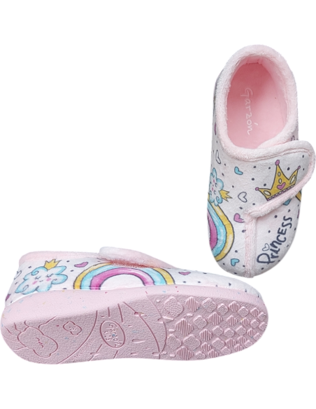 ZAPATILLA DE PRINCESAS GARZÓN ROSA
