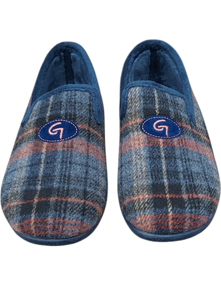 ZAPATILLA CERRADA POR ATRÁS DE CUADROS GARZÓN