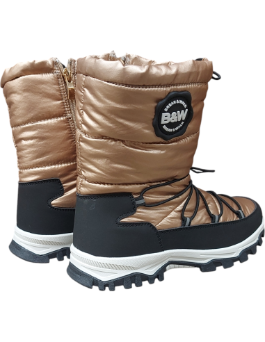 BOTAS ACOLCHADAS DORADAS B&W