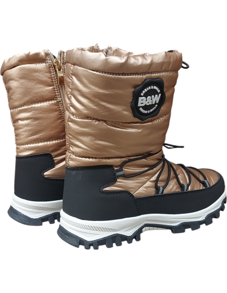 BOTAS ACOLCHADAS DORADAS B&W