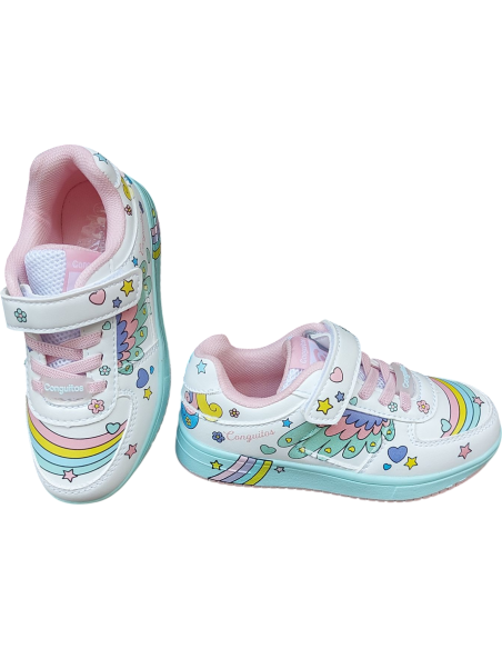 DEPORTIVA MULTICOLOR RAINBOW FANTASIA CONGUITOS