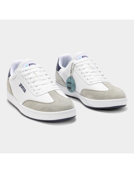 ZAPATILLA DEPORTIVA CAMPUS GRIS Y BLANCA