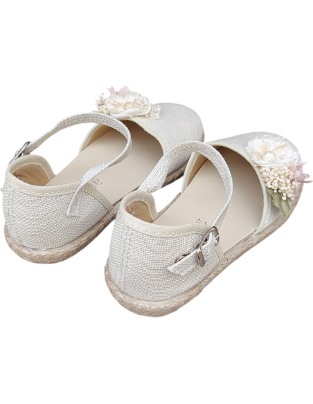 ALPARGATA DE LINO CON PISO ESPARTO CHUCHES