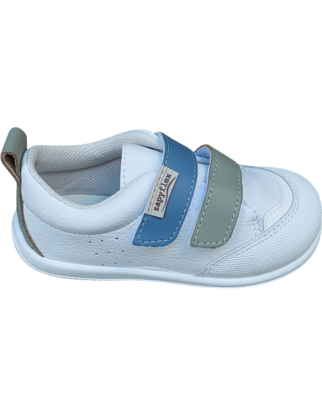 DEPORTIVA BLANCA DE VELCRO RESPETUOSA ZAPY BLANCA