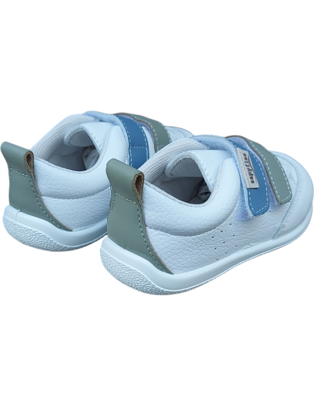 DEPORTIVA BLANCA DE VELCRO RESPETUOSA ZAPY BLANCA