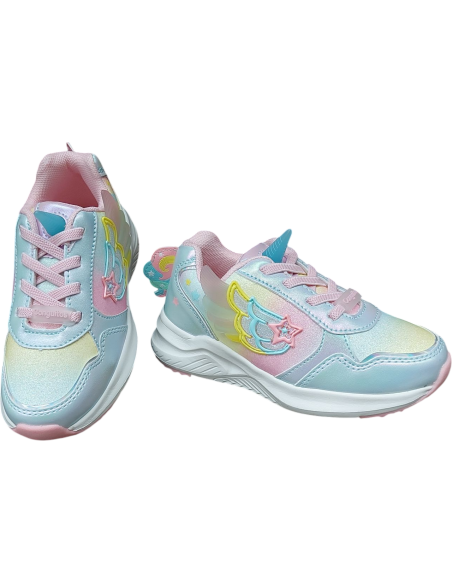 ZAPATILLA DEPORTIVA UNICORNIO MULTICOLORES CON LUZ