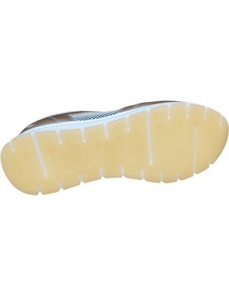 ZAPATO REJILLA DORADO CORDÓN ELÁSTICO REMONTE