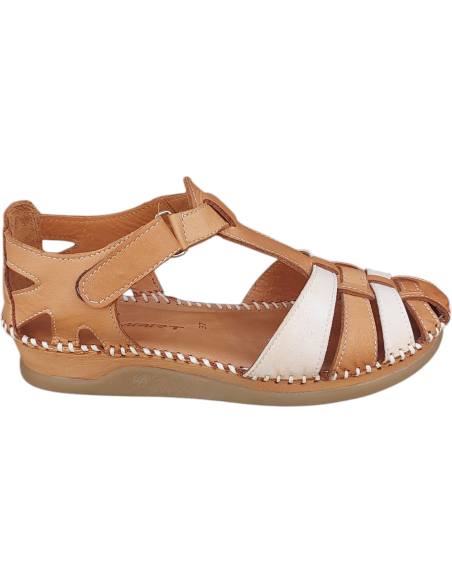 ZAPATO ESTILO SANDALIA CUERO CERRADA