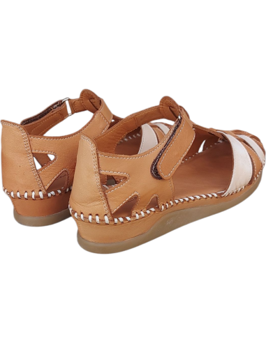 ZAPATO ESTILO SANDALIA CUERO CERRADA