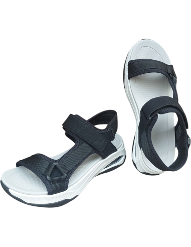 SANDALIA NEGRA CON CAMARA DE AIRE