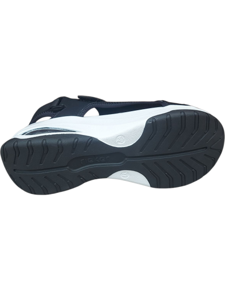 SANDALIA NEGRA CON CAMARA DE AIRE