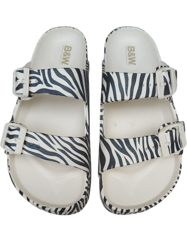 SANDALIA DESCALZA CON DOBLE HEBILLA...