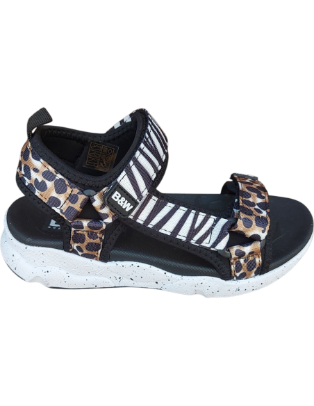 SANDALIAS CINTAS ANIMAL PRINT