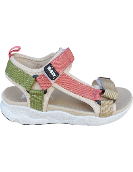 SANDALIA CINTAS MULTICOLOR