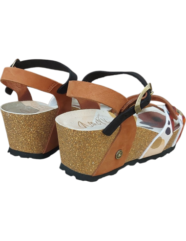 SANDALIA DE CUÑA BIO CUERO ANEKKE