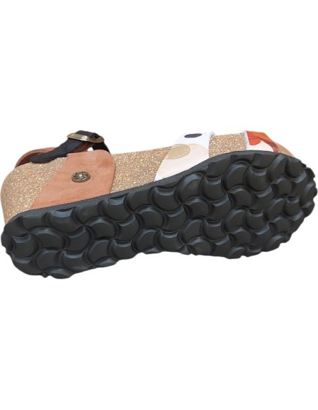 SANDALIA DE CUÑA BIO CUERO ANEKKE