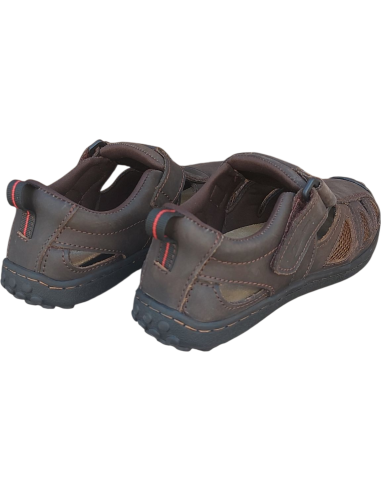 SANDALIA DE CUERO CERRADA PARA HOMBRE