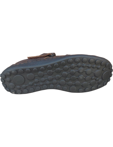 SANDALIA DE CUERO CERRADA PARA HOMBRE