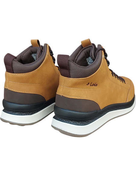 BOTÍN BAJO MOSTAZA CON CORDON LOIS