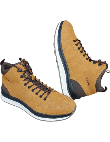 BOTÍN BAJO MOSTAZA CON CORDON LOIS