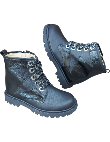 BOTA ESTILO MILITAR PARA NIÑA