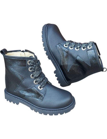 BOTA ESTILO MILITAR PARA NIÑA