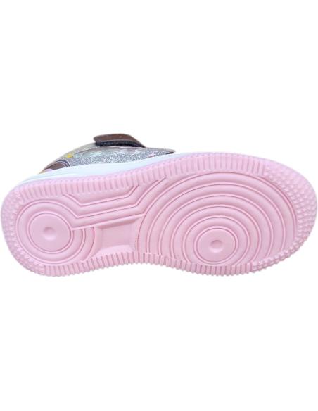 DEPORTIVO ABOTINADO DE PURPURINA CON LUZ