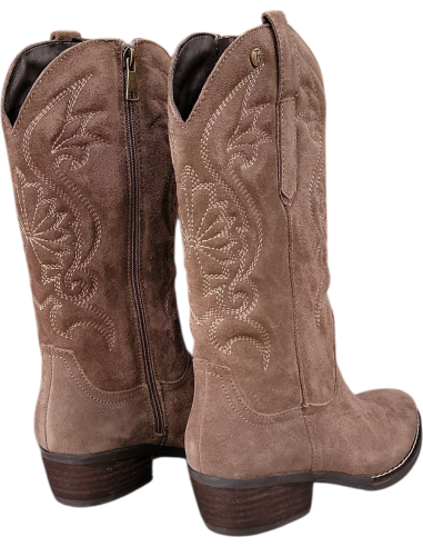 CAMPERA PIEL VUELTA TAUPE