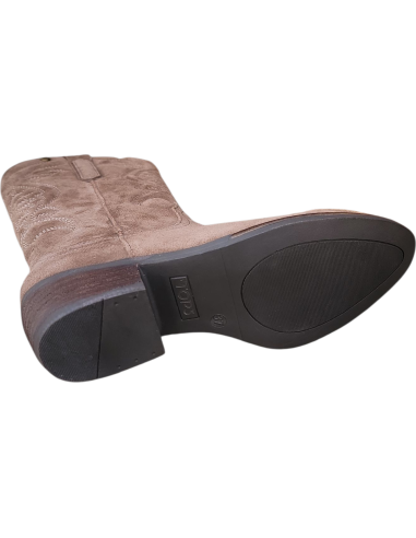 CAMPERA PIEL VUELTA TAUPE