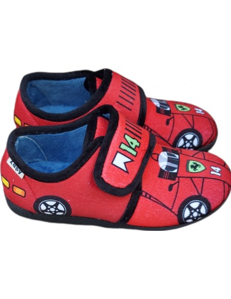 ZAPATILLA F1 CERRADAS CON VELCRO.