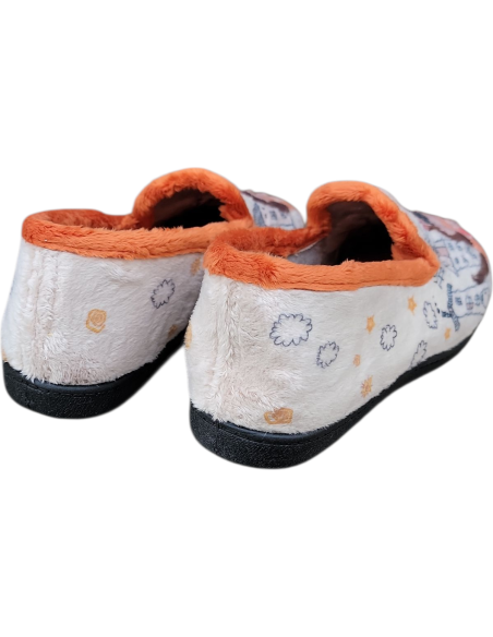 ZAPATILLA DE CASA CERRADA POR ATRÁS PERRITO