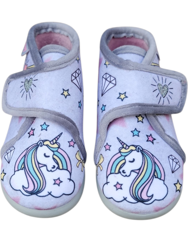 ZAPATILLA ABOTINADA UNICORNIO PARA NIÑA
