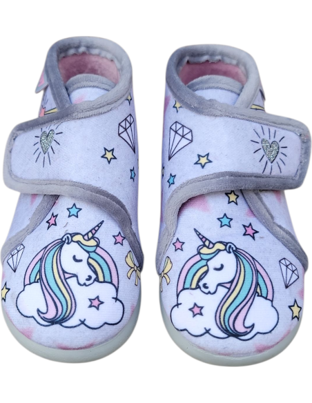ZAPATILLA ABOTINADA UNICORNIO PARA NIÑA