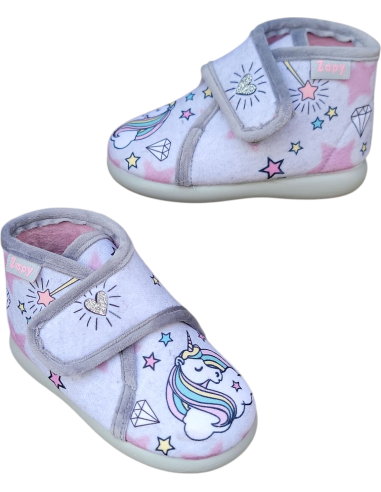 ZAPATILLA ABOTINADA UNICORNIO PARA NIÑA