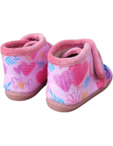 ZAPATILLA DE CASA ABOTINADA BLUEY ROSA