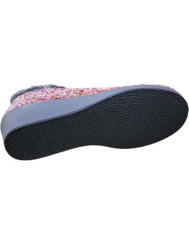 ZAPATILLA CERRADA GARZON CUÑA MULTICOLOR