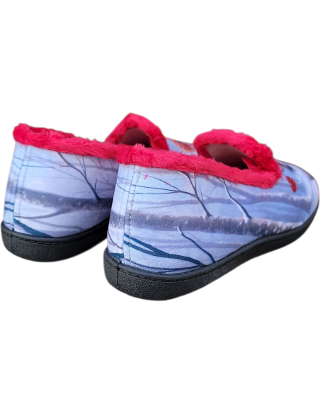 ZAPATILLA DE CASA CERRADA CAPERUCITA Y EL LOBO