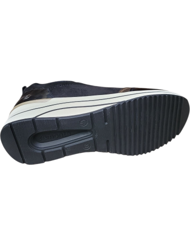 ZAPATO CON CREMALLERA Y CUÑA RIEKER