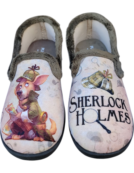 ZAPATILLA CERRADA POR ATRÁS SHERLOCK HOLMES