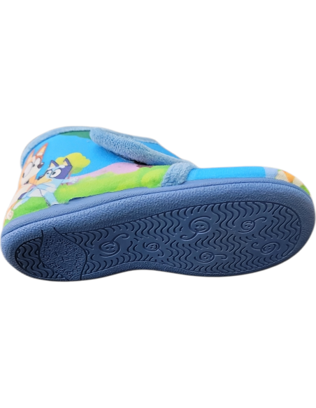 ZAPATILLAS DE CASA ABOTINADAS BLUEY AZULES