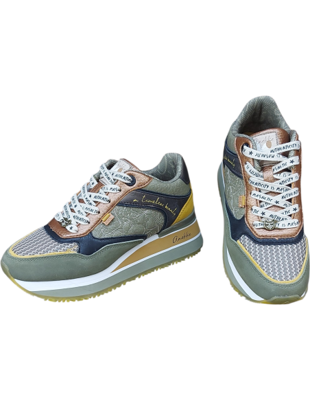 DEPORTIVOS LONDON VERDES CON CUÑA ANEKKE