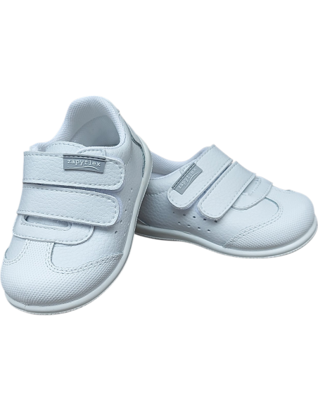 ZAPATILLA DEPORTIVA RESPETUOSA DE PIEL BLANCA PARA NIÑOS