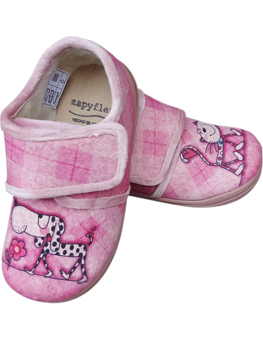 ZAPATILLA DE CASA ROSA PARA NIÑA CON...