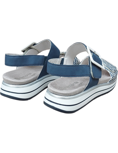 SANDALIA CON HEBILLA DE VELCRO REMONTE