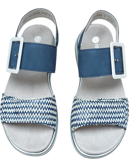 SANDALIA CON HEBILLA DE VELCRO REMONTE